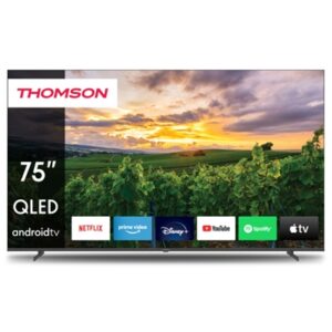 Tv Tv Thomson Qled 75" Frame Less 75qa2s13 Smart-tv 4k Android 11 Dvb-t2/s2 Uhd 3840x2160 Dark Grey Ci+ Slot 4xhdmi 2xusb Vesa