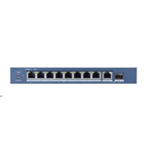 Networking Switch 8p Lan Gigabit Hikvision Ds-3e0510p-e 8p Poe + 2p Uplink - Desktop - Qos - 110w