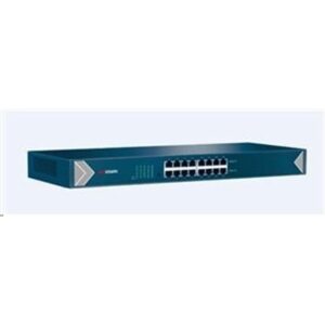 Networking Switch 16p Lan Gigabit Hikvision Ds-3e0516-e(b) 32gbps 240 Vac 12w - Unmanaged